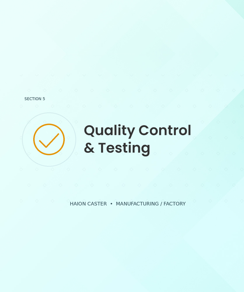 Quality Control & Testing